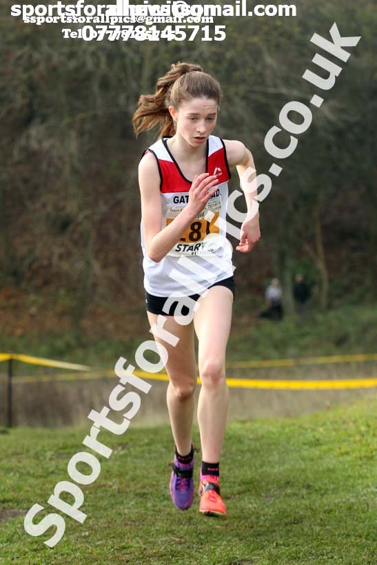 Girls under-15s Start Fitness NEHL, Aykley Heads, Durham. Photo:  David T. Hewitson/Sports for All Pics